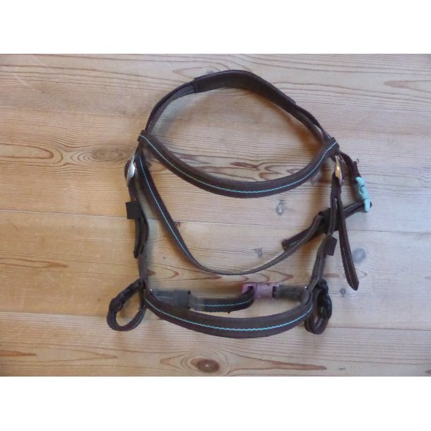 Fouganza trense, brun, str Pony-shet