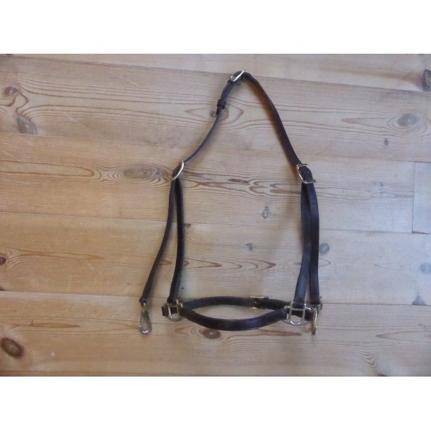 Islandsk 2-i-1 trense, brun,str Cob/isl.