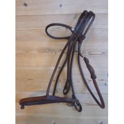 Rundsyet trense m/t�jler, brun, str Full