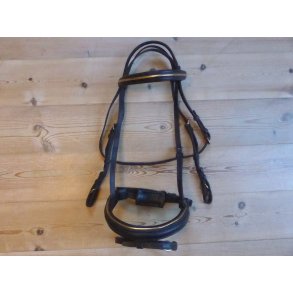 Kieffer trense, sort, str Cob