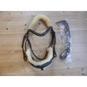 Horze Trense m/kunstlam, brun, str X-full